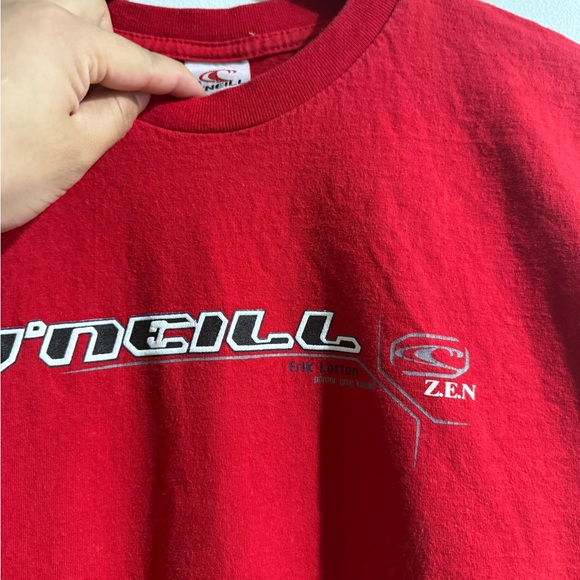 Vintage O'Neill Red Short Sleeve Logo Tee - Picture 2 of 4